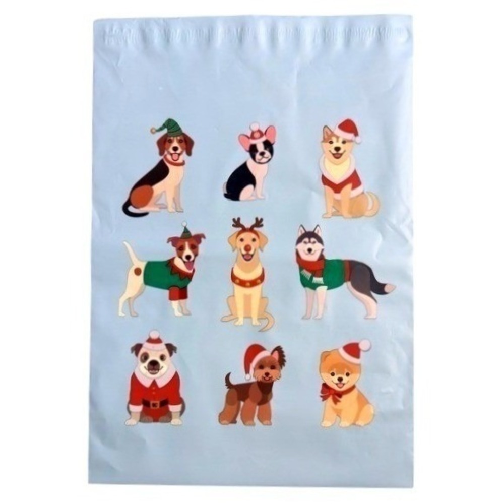10‎ Poly Mailers 10x13 Shipping Envelopes Puppy Self Seal Waterproof Polymaile